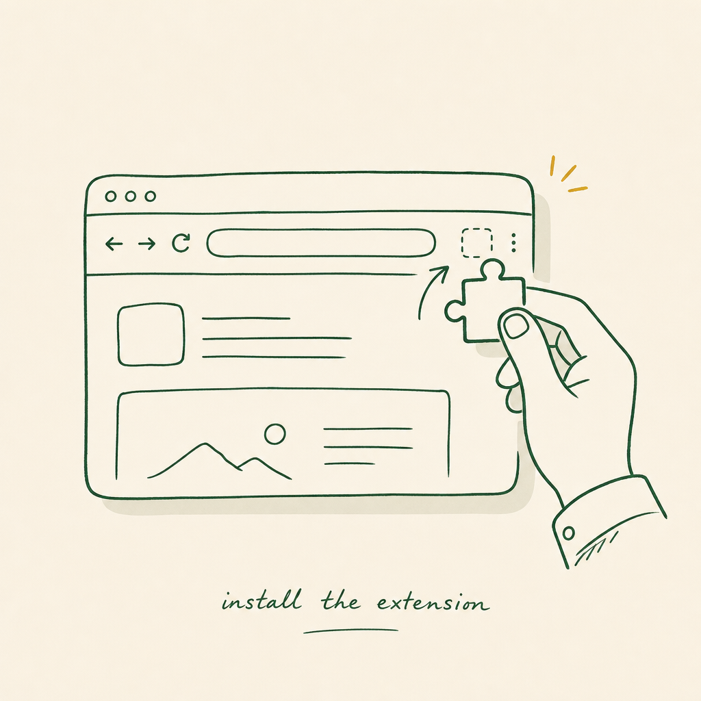 Install the extension