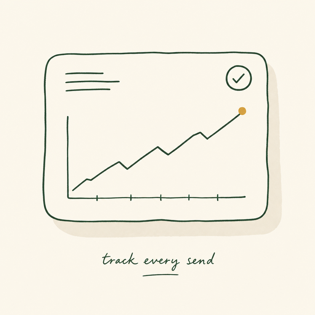 Track every send